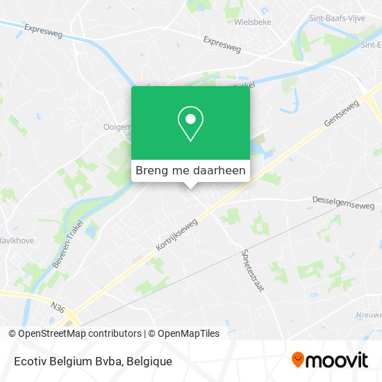 Ecotiv Belgium Bvba kaart
