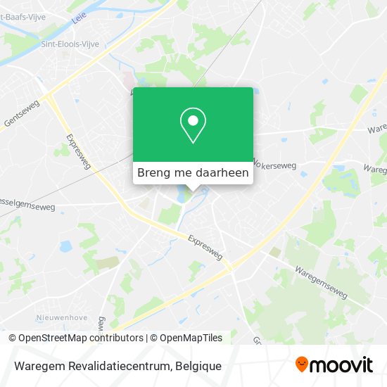 Waregem Revalidatiecentrum kaart