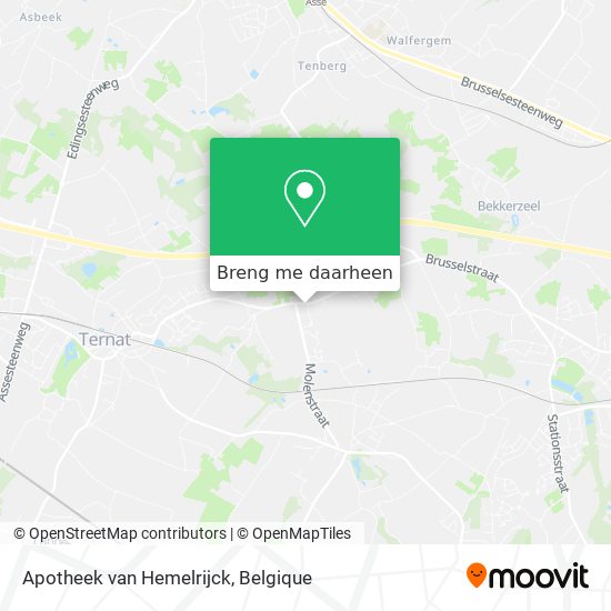 Apotheek van Hemelrijck kaart