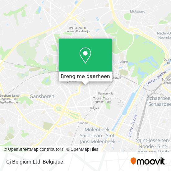 Cj Belgium Ltd kaart