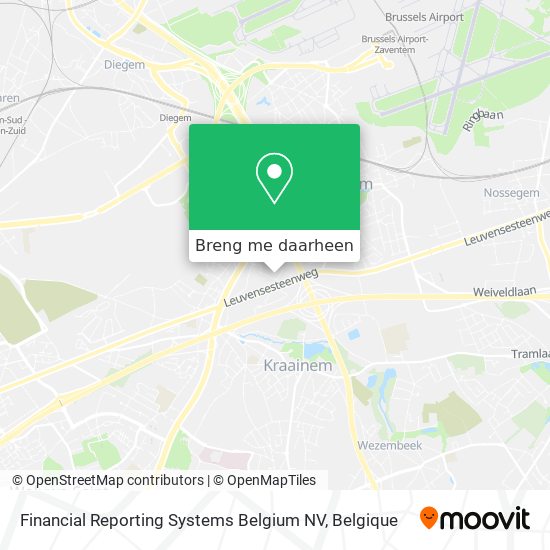 Financial Reporting Systems Belgium NV kaart