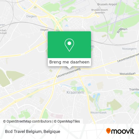 Bcd Travel Belgium kaart