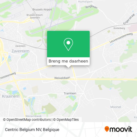 Centric Belgium NV kaart