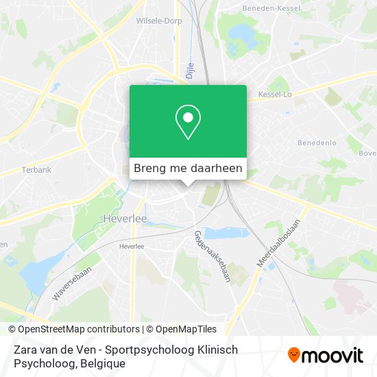 Zara van de Ven - Sportpsycholoog Klinisch Psycholoog kaart
