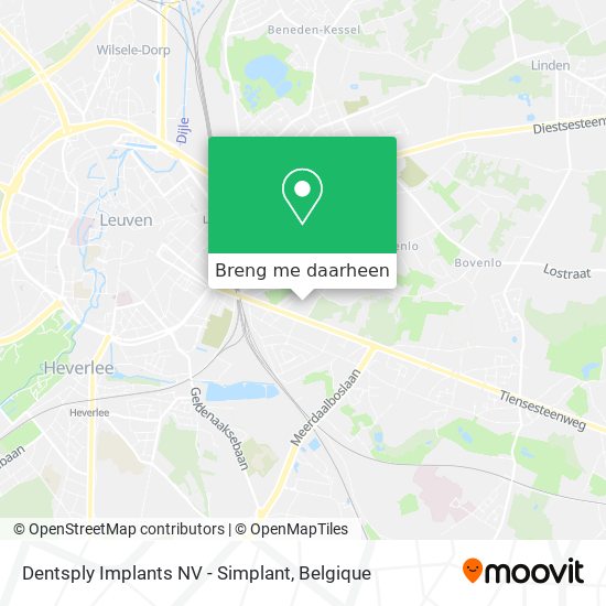 Dentsply Implants NV - Simplant kaart
