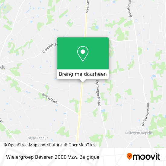 Wielergroep Beveren 2000 Vzw kaart