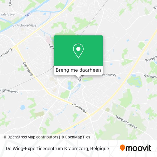 De Wieg-Expertisecentrum Kraamzorg kaart