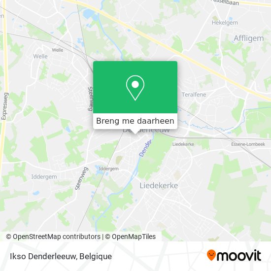Ikso Denderleeuw kaart