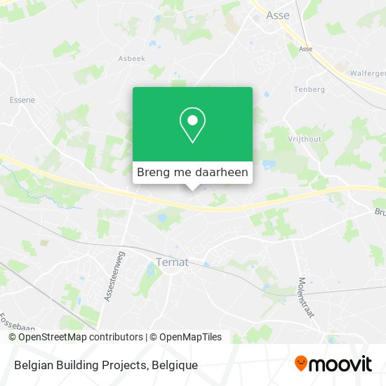 Belgian Building Projects kaart
