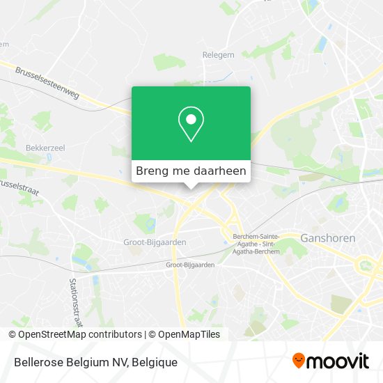 Bellerose Belgium NV kaart