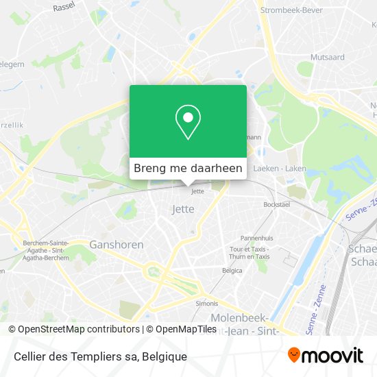 Cellier des Templiers sa kaart