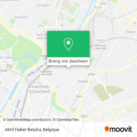 Aktif Haber Belçika kaart