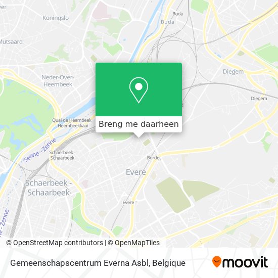 Gemeenschapscentrum Everna Asbl kaart