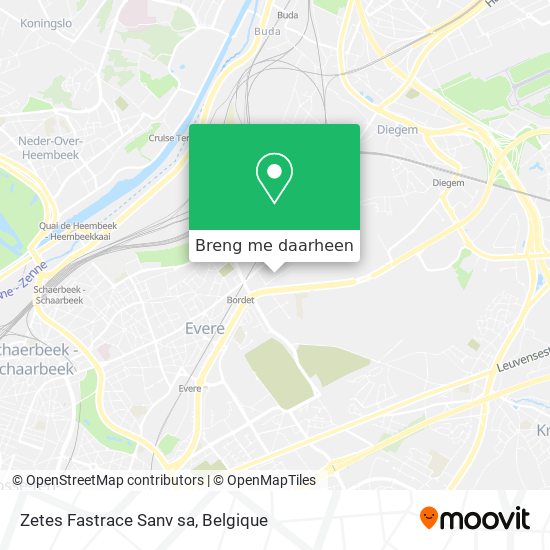 Zetes Fastrace Sanv sa kaart