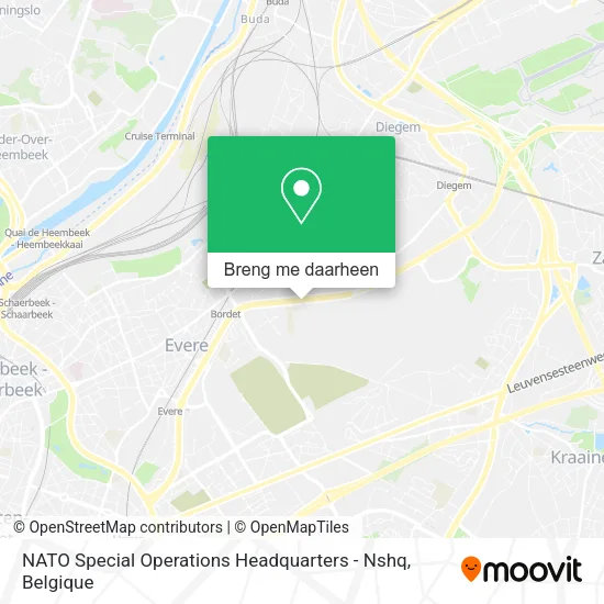 NATO Special Operations Headquarters - Nshq kaart