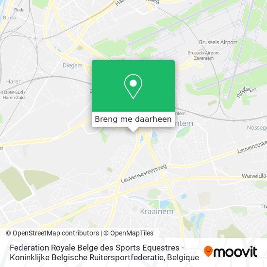 Federation Royale Belge des Sports Equestres - Koninklijke Belgische Ruitersportfederatie kaart