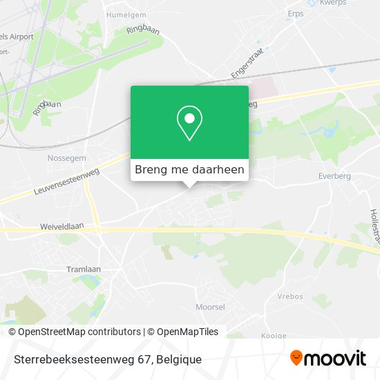 Sterrebeeksesteenweg 67 kaart