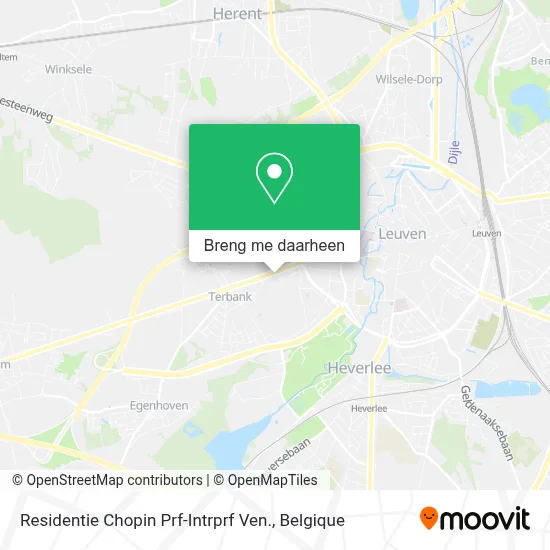 Residentie Chopin Prf-Intrprf Ven. kaart