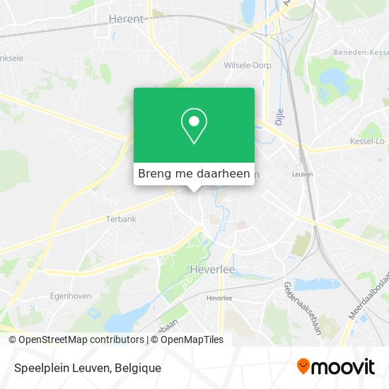 Speelplein Leuven kaart