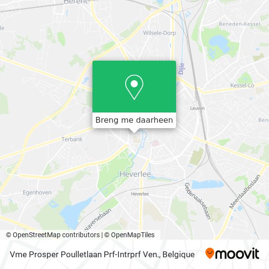 Vme Prosper Poulletlaan Prf-Intrprf Ven. kaart