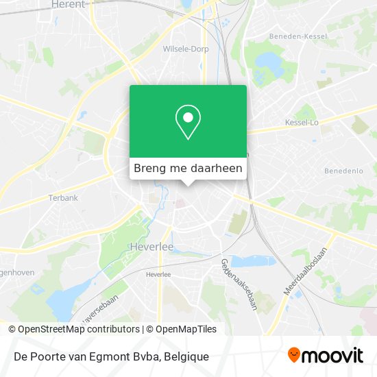 De Poorte van Egmont Bvba kaart