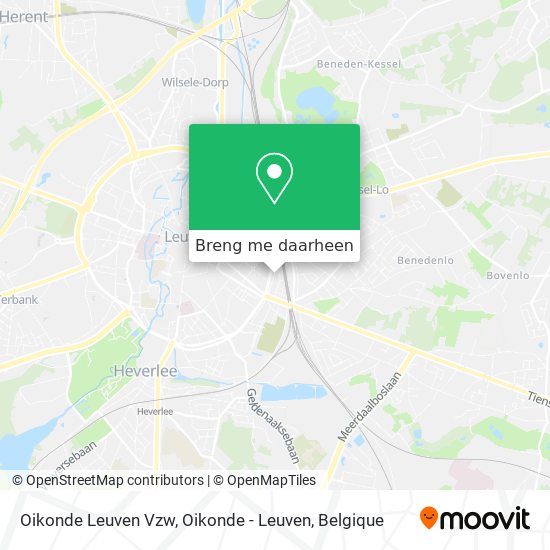 Oikonde Leuven Vzw, Oikonde - Leuven kaart