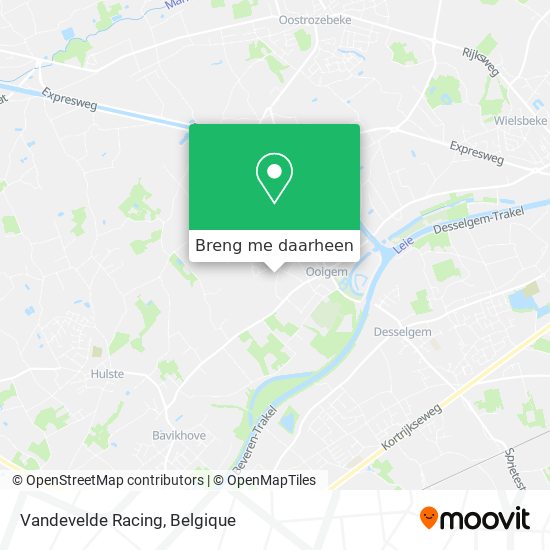 Vandevelde Racing kaart