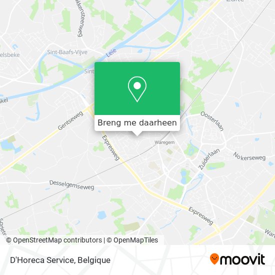 D'Horeca Service kaart