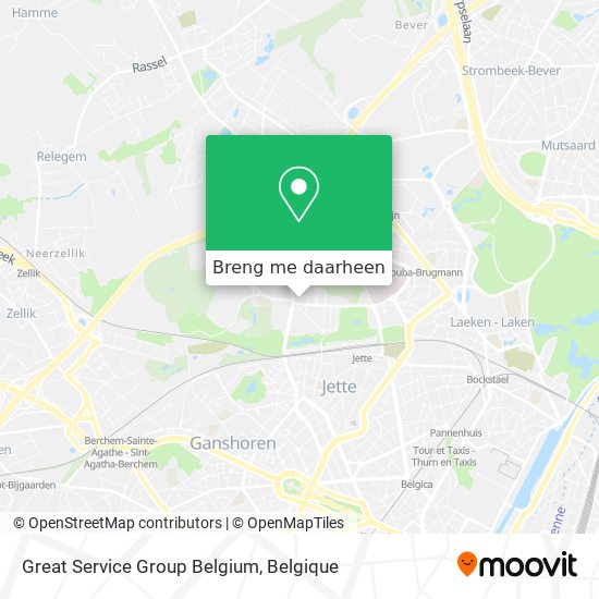 Great Service Group Belgium kaart