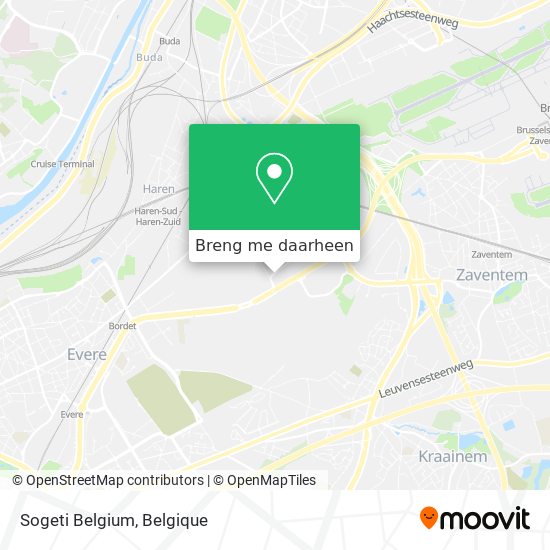 Sogeti Belgium kaart