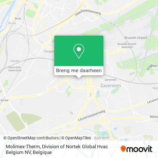 Molimex-Therm, Division of Nortek Global Hvac Belgium NV kaart