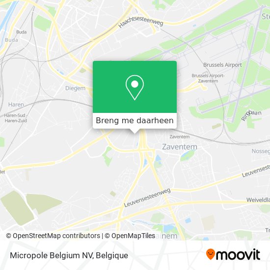 Micropole Belgium NV kaart