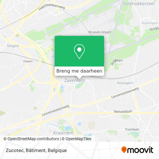 Zucotec, Bâtiment kaart