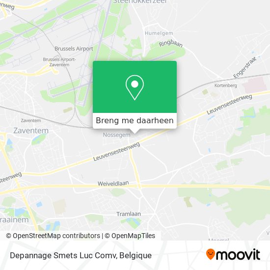 Depannage Smets Luc Comv kaart