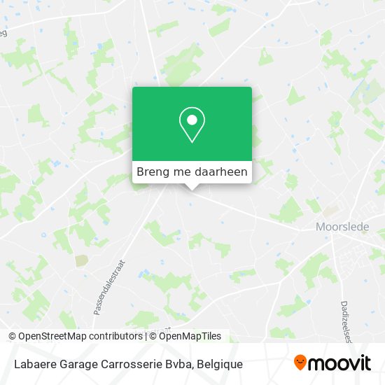 Labaere Garage Carrosserie Bvba kaart
