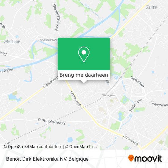 Benoit Dirk Elektronika NV kaart