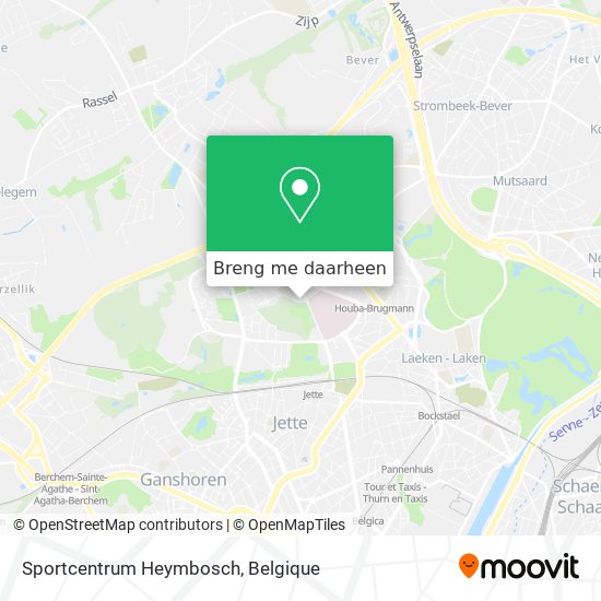 Sportcentrum Heymbosch kaart
