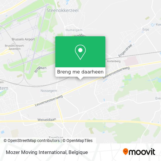 Mozer Moving International kaart