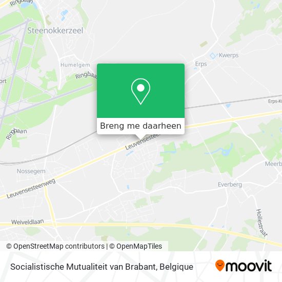 Socialistische Mutualiteit van Brabant kaart