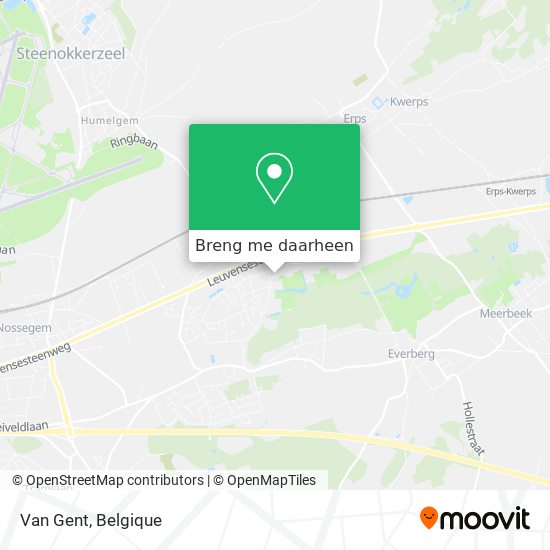 Van Gent kaart