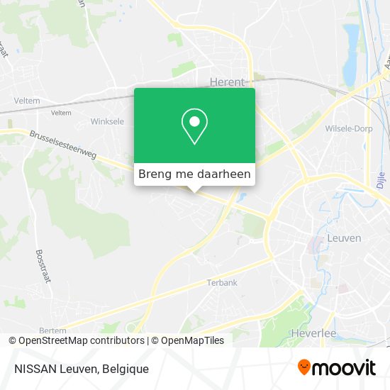 NISSAN Leuven kaart
