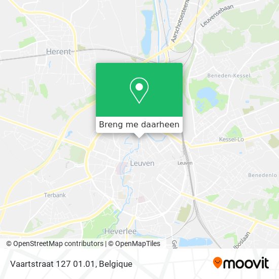 Vaartstraat 127 01.01 kaart