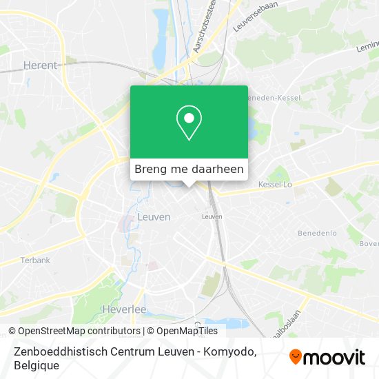 Zenboeddhistisch Centrum Leuven - Komyodo kaart