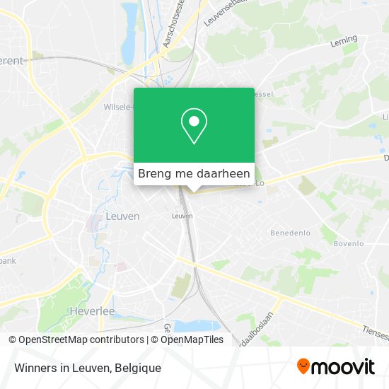 Winners in Leuven kaart