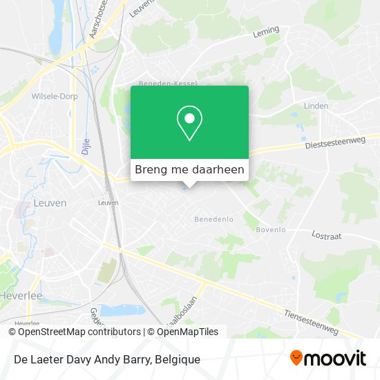 De Laeter Davy Andy Barry kaart