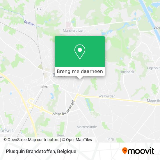 Plusquin Brandstoffen kaart