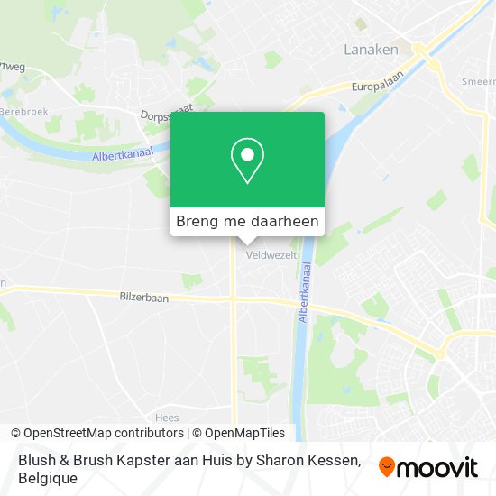 Blush & Brush Kapster aan Huis by Sharon Kessen kaart