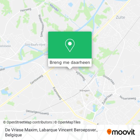 De Vriese Maxim, Labarque Vincent Beroepsver. kaart