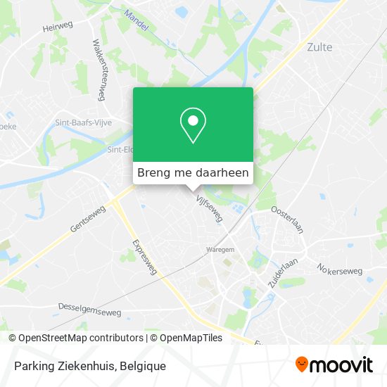 Parking Ziekenhuis kaart