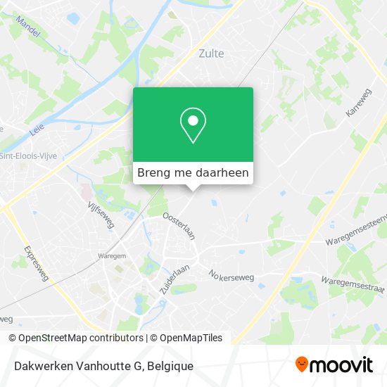 Dakwerken Vanhoutte G kaart